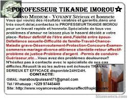 marabout africain annonce