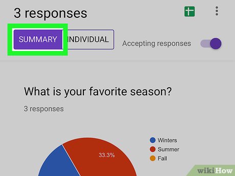 google forms réponses